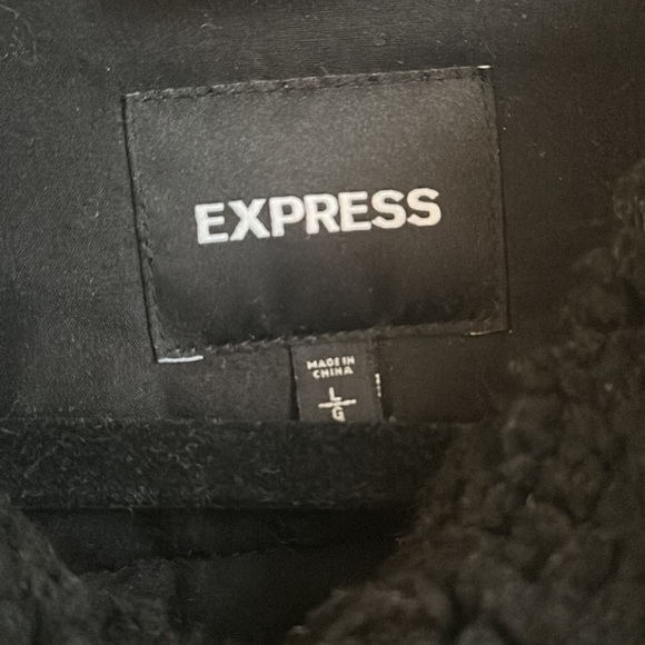 Express Fleece Lined Warm Jacket Green - Picture 2 of 3